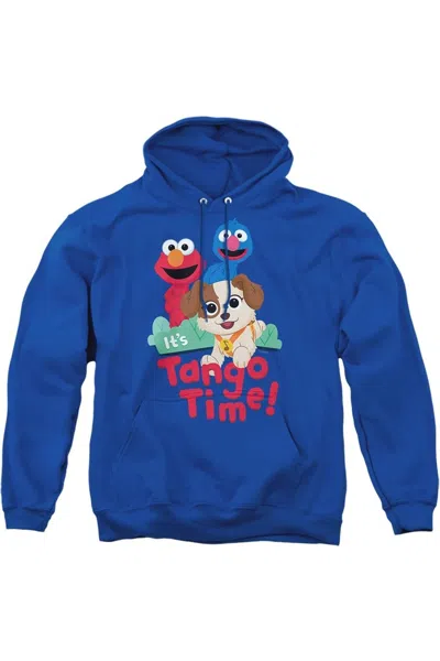 Gildan Sesame Street Furry Friends Forever Tango Time Adult Pull Over Hoodie In Blue