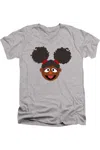 Gildan Sesame Street Gabrielle Face Short Sleeve Adult V Neck Premium Cotton Tee / T-shirt In Multi