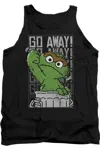 Gildan Sesame Street Go Away Adult Tank In Black
