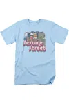 Gildan Sesame Street Groovy Group Short Sleeve Adult Tee / T-shirt In Blue