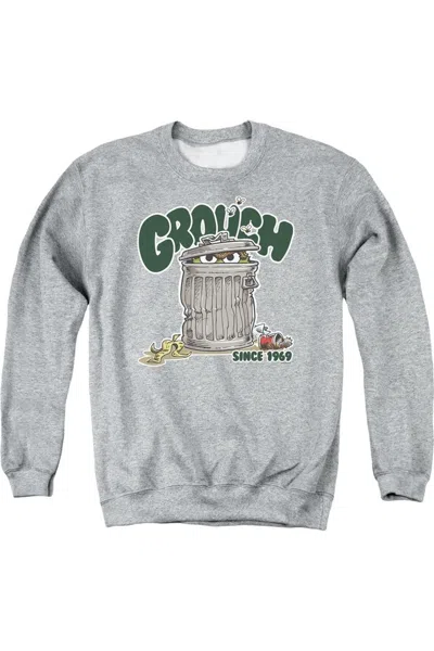 Gildan Sesame Street Grouch Adult Crewneck Sweatshirt In Multi