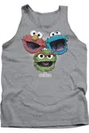 Gildan Sesame Street Halftone Heads Adult Tank In Multi
