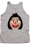 Gildan Sesame Street Ji Young Face Adult Tank In Multi