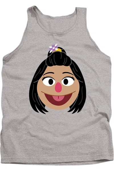 Gildan Sesame Street Ji Young Face Adult Tank In Multi