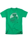 Gildan Sesame Street Keepin It Trashy Short Sleeve Adult Tee / T-shirt In Green