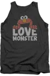 Gildan Sesame Street Love Monster Adult Tank In Pink