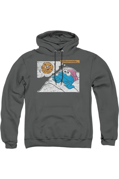 Gildan Sesame Street Meanwhile Adult Pull Over Hoodie In Pink