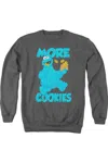 Gildan Sesame Street More Cookies Adult Crewneck Sweatshirt In Pink