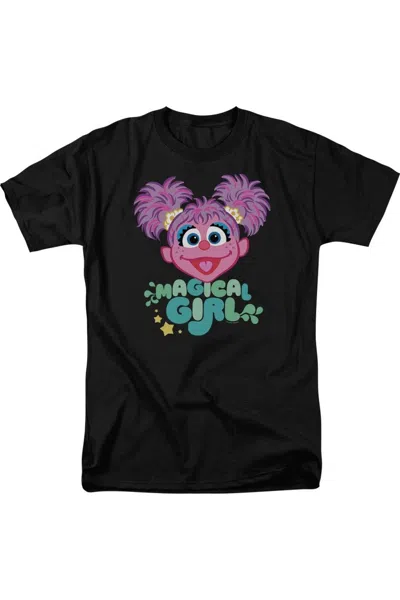 Gildan Sesame Street Scribble Head Short Sleeve Adult Tee / T-shirt In Black