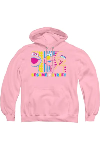 Gildan Sesame Street See Em Why Adult Pull Over Hoodie In Pink