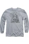 Gildan Sesame Street Simple Street Long Sleeve Adult Tee / T-shirt In Multi