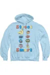 Gildan Sesame Street Street Smart Adult Pull Over Hoodie In Blue