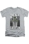 Gildan Sesame Street Talkin Trash Short Sleeve Adult V Neck Premium Cotton Tee / T-shirt In Multi