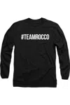 Gildan Sesame Street Team Rocco Long Sleeve Adult Tee / T-shirt In Black