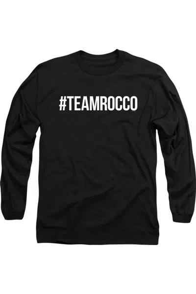 Gildan Sesame Street Team Rocco Long Sleeve Adult Tee / T-shirt In Black