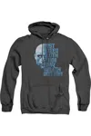 Gildan Shazam Movie Evil Sivana Adult Heather Hoodie / Hooded Sweatshirt In Black