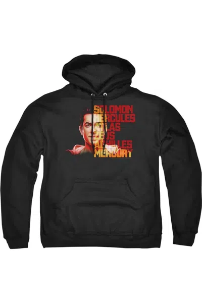 Gildan Shazam Movie Shazam Hope Adult Pull Over Hoodie / Hooded Sweatshirt In Black