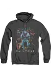 Gildan Shazam Movie Sins Adult Heather Hoodie / Hooded Sweatshirt In Black