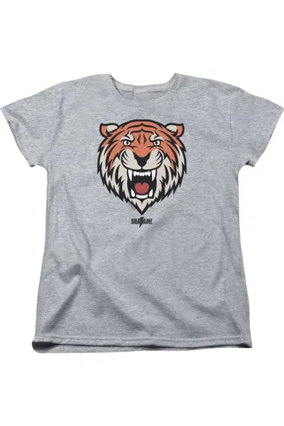 Gildan Shazam Movie Tawky Tawny Short Sleeve Women´s Tee / T-shirt In Gray