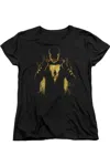 Gildan Shazam Movie Whats Inside Short Sleeve Women´s Tee / T-shirt In Black