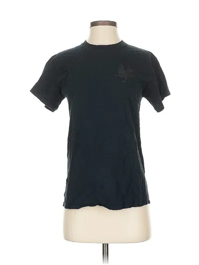 Pre-owned Gildan Short Sleeve T-shirt In Black