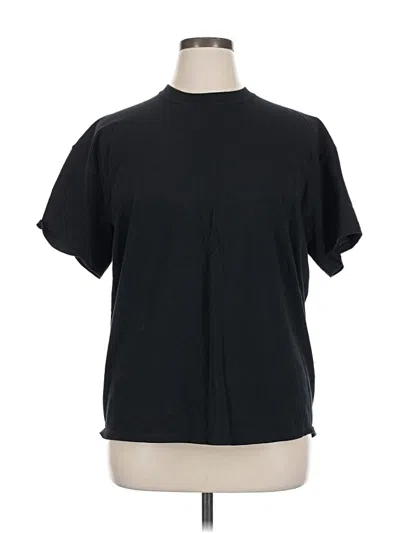 Pre-owned Gildan Short Sleeve T-shirt In Black