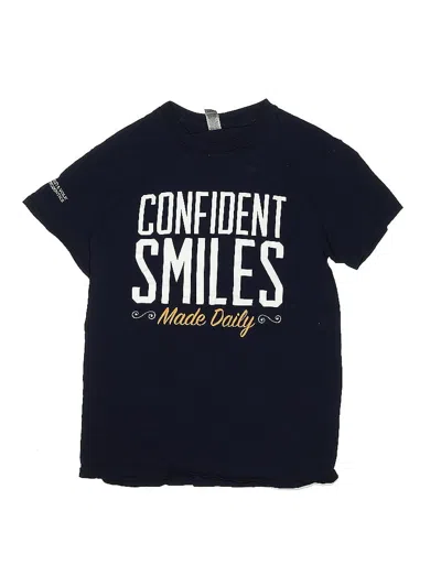 Pre-owned Gildan Kids' Short Sleeve T-shirt In Blue