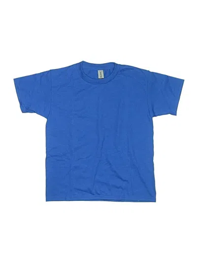 Pre-owned Gildan Kids' Short Sleeve T-shirt In Blue