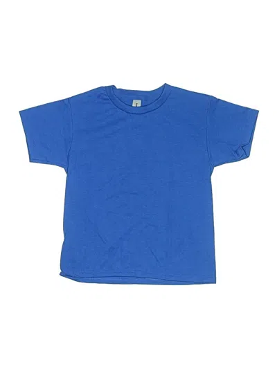 Pre-owned Gildan Kids' Short Sleeve T-shirt In Blue
