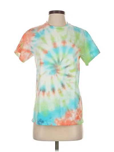 Pre-owned Gildan Short Sleeve T-shirt In Green