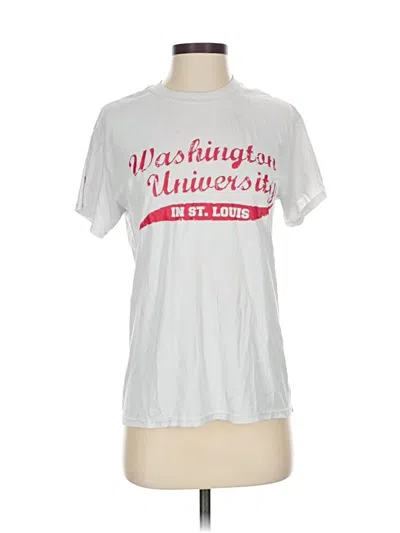 Pre-owned Gildan Short Sleeve T-shirt In Silver