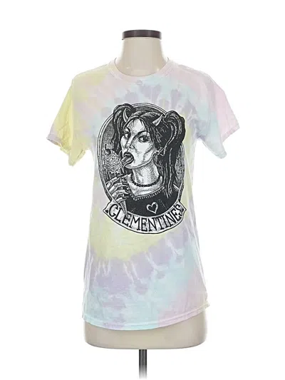 Pre-owned Gildan Short Sleeve T-shirt In Silver