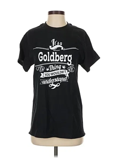 Pre-owned Gildan Short Sleeve T-shirt In Black