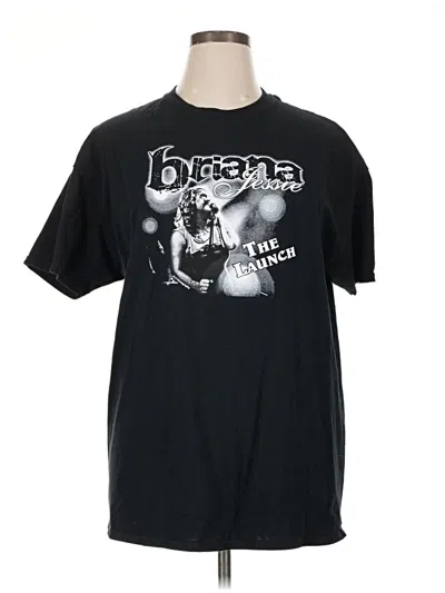 Pre-owned Gildan Short Sleeve T-shirt In Black