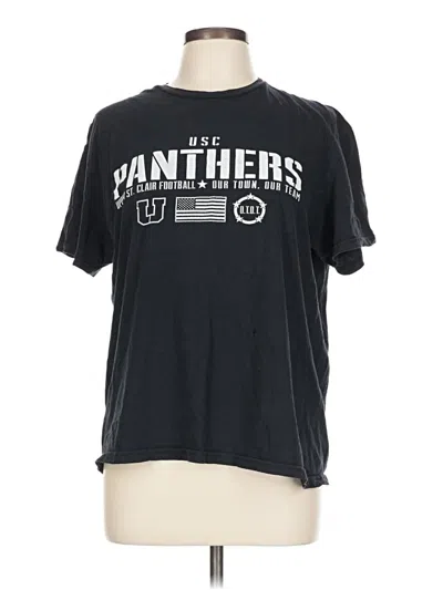 Pre-owned Gildan Short Sleeve T-shirt In Black