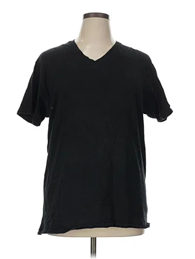 Pre-owned Gildan Short Sleeve T-shirt In Black