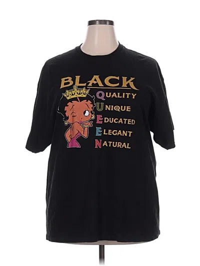 Pre-owned Gildan Short Sleeve T-shirt In Black