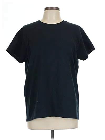 Pre-owned Gildan Short Sleeve T-shirt In Black