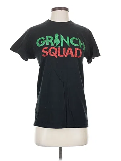 Pre-owned Gildan Short Sleeve T-shirt In Black