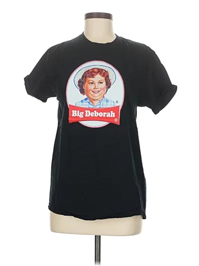 Pre-owned Gildan Short Sleeve T-shirt In Black