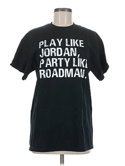 Pre-owned Gildan Short Sleeve T-shirt In Black