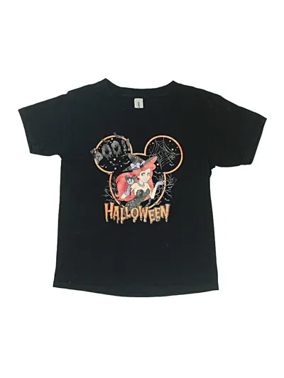 Pre-owned Gildan Kids' Short Sleeve T-shirt In Black