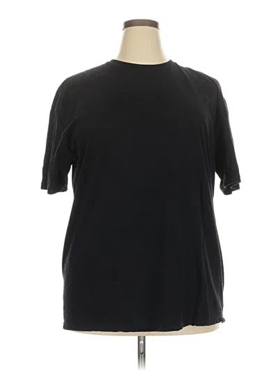 Pre-owned Gildan Short Sleeve T-shirt In Black