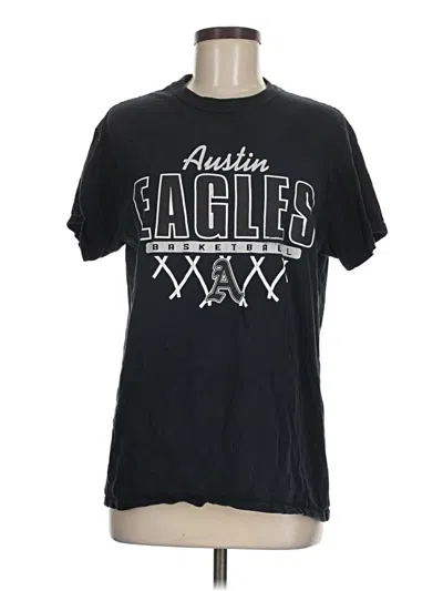 Pre-owned Gildan Short Sleeve T-shirt In Black