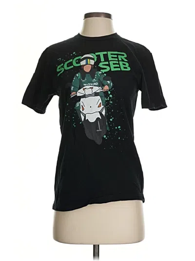 Pre-owned Gildan Short Sleeve T-shirt In Black
