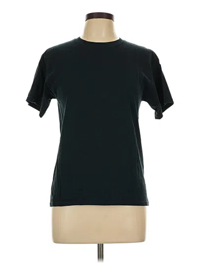 Pre-owned Gildan Short Sleeve T-shirt In Black