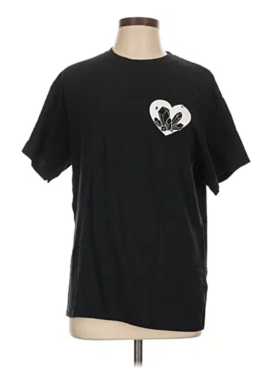 Pre-owned Gildan Short Sleeve T-shirt In Black