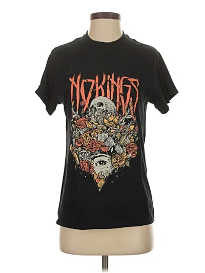 Pre-owned Gildan Short Sleeve T-shirt In Black