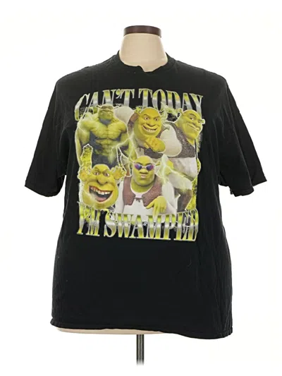 Pre-owned Gildan Short Sleeve T-shirt In Black