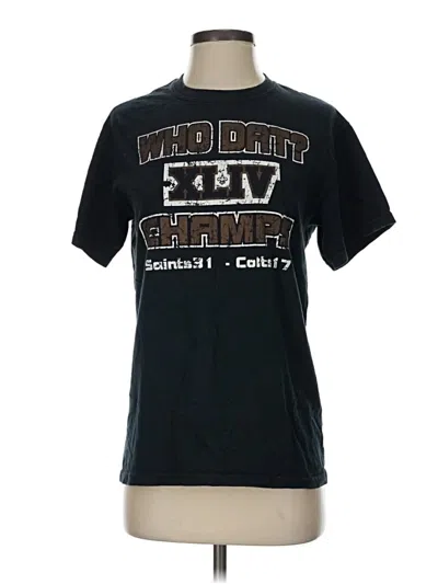 Pre-owned Gildan Short Sleeve T-shirt In Black